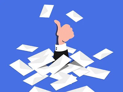 We Voted (By Mail) design editorial flat flat design illustration trump vector