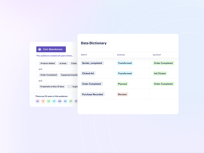 Data dictionary app clean database interface product table tag ui user ux