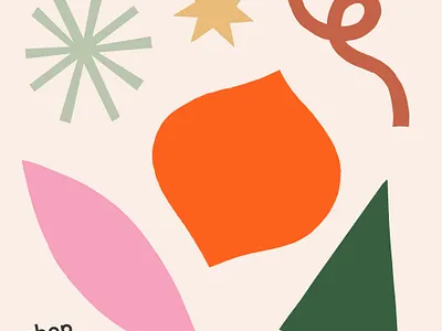 shop small 2020 2020 christmas colorful colors creative design design holiday holidays illustration merry christmas ornaments pattern procreate shapes shop small xmas