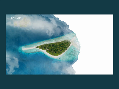Radama Islands Resort - Motion preview animated mockup art direction camp clouds drone experience holidays immersive island landing page map motion ocean resort ui underwater ux webdesign website