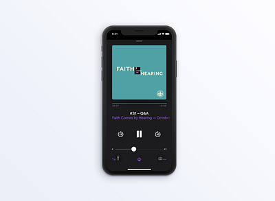 Faith Comes by Hearing Podcast Cover album cover bible branding church comes by cover faith hearing immanuel iphone iphonex listen logo mockup podcast podcast art podcast logo podcasts