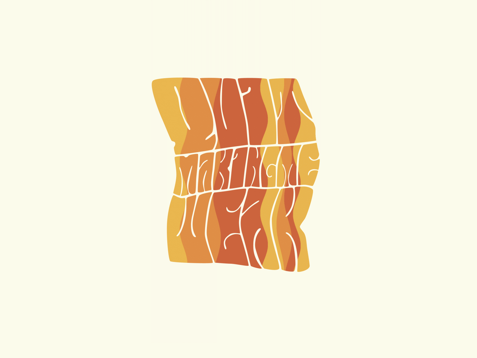 Motel Radio Midnight Gif 1 70s after effects gif groovy hand lettering illustration midnight motel motel radio motel sign motiongraphics movement music orange psychedelic radio song song lyrics waves