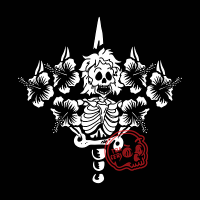 wig branding design illustration knife logo minimal vector