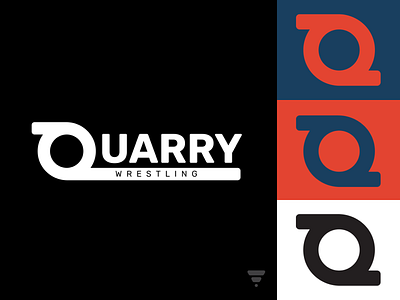 Quarry Mats / Quarry Wrestling adobe illustrator athletics brand assets brand identity branding clean design design sprint icon identity design logo logotype practice simple sports branding sports logo typography vector wordmark wrestle wrestling