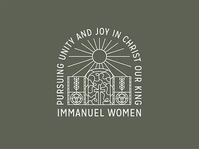 Immanuel Women's Shirt Design baptist christ church church design community cross immanuel immunity jesus jesus christ joy new orleans sbc shirt design sun tshirt vines women womens ministry