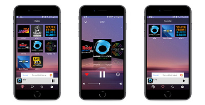 Radio App- Suusoft app design application mobile app radio app suusoft