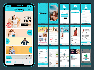 XLShopping - Fashion Shopping Platform ecommerce app fashion app mobile app shopping shopping app uiuxdesign