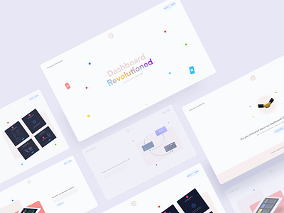 Empowers Dash - Landing colorful design gradient landing light theme ui ui ux uidesign uiux ux web webdesign