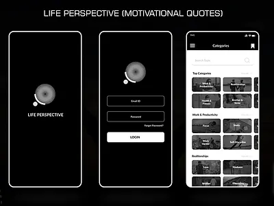Application Design animation app design graphic design minimal ui ux vector web
