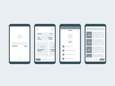 UX Prototypes - Low Fidelity