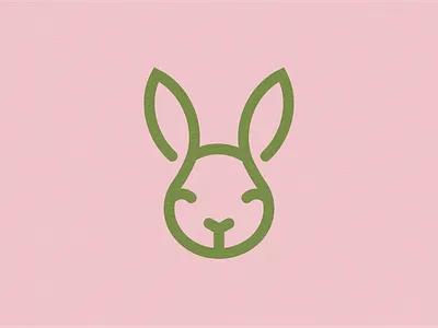 Eco Bunny icon icon design iconography icons logo logo design logodesign minimal vector