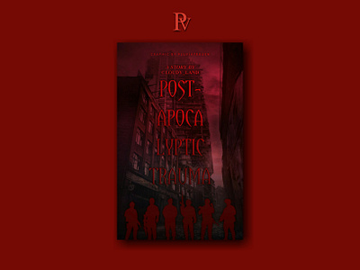 Post-apocalyptic Trauma bookcover bookcoverdesign design illustration