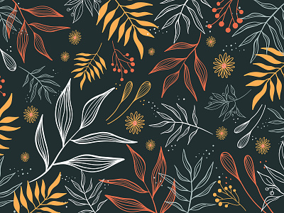 Nature background background branches colorful cute design doodle doodleart drawing floral flower flowers illustration leaf leaves natural nature nature illustration painting wall art wallpaper