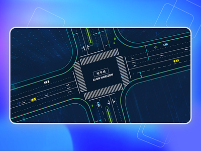 AI ON HORIZON car road sketch