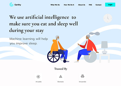 Earthy - Hero Section hero section web design