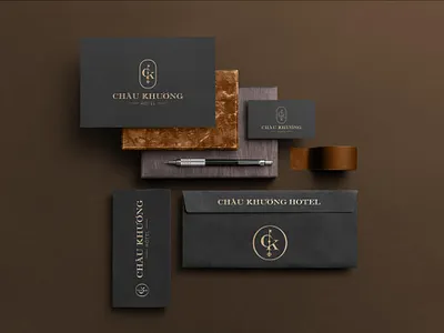 Chau Khuong Hotel branding branding branding design design a day design agency graphic design hotel hotel branding hotels logo logo design logo hotel logodesign maydesign thietkecotam