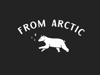 from arctic ai arctic bear black design illustration inspiration logo polar polarbear vector white