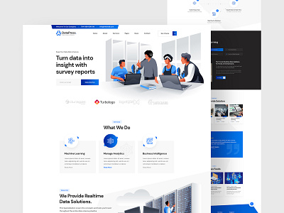 Datapress Machine Learning Platform Website ai artificial intelligence business clean data data visualization database datapress footer header landing page landingpage machine learning platfrom service ui ui design ux ux design website