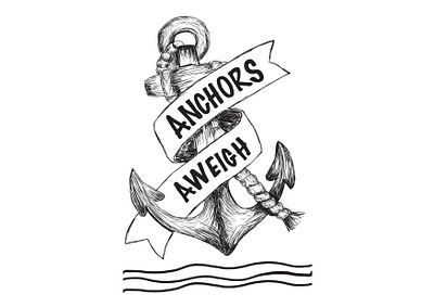 ANCHOR anchor anchor logo art hand drawn handmade sailboat sailing sailor sailor danny sailor moon vintage logo