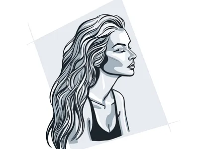 Fashion portrait avatar avatar design character design digital illustration digital portrait drawing a portrait fashion illustration fashion portrait girl portrait graphic design graphic portrait illustration krasnikova krasnikovalogo monochrome portrait portrait art portrait illustration portraits vector