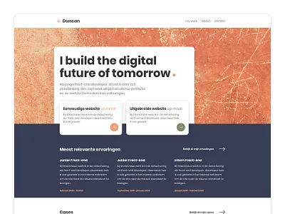 My personal website design design front end front end developer pastels portfolio user interface design