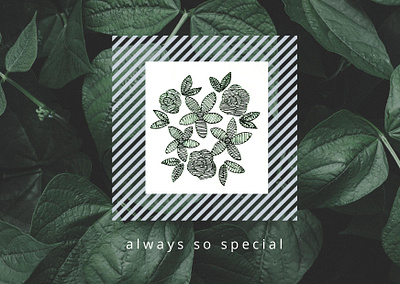 always so special card greeting illustration so special