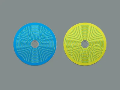 FOUND SOUND 2 CD faces cd packaging charity compact disc design graphic design music package design typogaphy typography vector