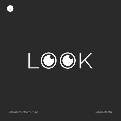 look wordmark art creative design illustrator logo look photoshop vector vectors wordmark