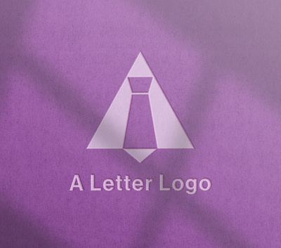 A letter logo ( A + tie ) a design graphic design icon illustration illustrator letter logo logo design logo designer logos minimal photoshop