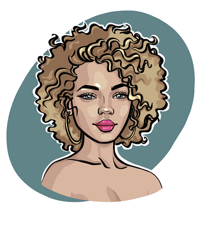 Portrait of a girl avatar avatar design character character design design digital illustration digital portrait drawing a portrait fashion portrait girl illustration girl portrait graphic design illustration krasnikova krasnikovalogo logo blogger portrait art portrait illustration portraits vector