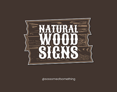 Natural wood signs logo design creative design graphic design icon illustration illustrator logo logo design logo designer logos minimal natural photoshop wood woodlogo