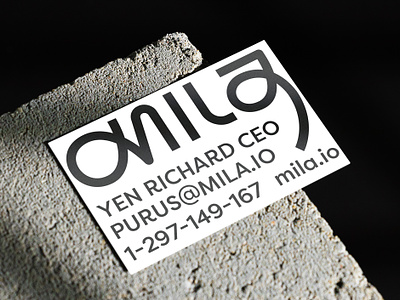 MILA branding design lettering logo typography