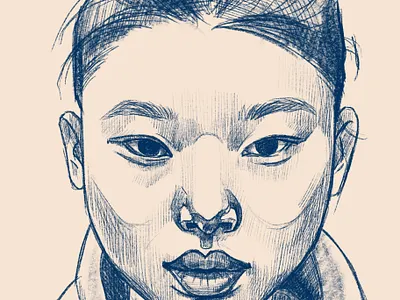 Quick sketch portrait digital illustration digital portrait drawing a portrait fashion illustration girl illustration girl portrait graphic design graphic portrait graphic sketch illustration krasnikova krasnikovalogo portrait portrait art portrait illustration portraits procreate art procreate portrait sketch sketch portrait