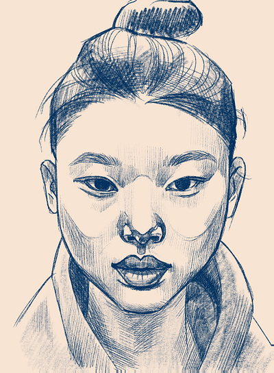 Quick sketch portrait digital illustration digital portrait drawing a portrait fashion illustration girl illustration girl portrait graphic design graphic portrait graphic sketch illustration krasnikova krasnikovalogo portrait portrait art portrait illustration portraits procreate art procreate portrait sketch sketch portrait