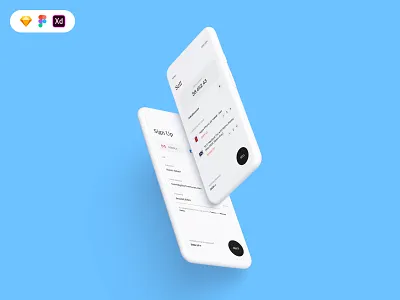 Business to customers UI business clean freebie iphone minimal mockup sell sign up