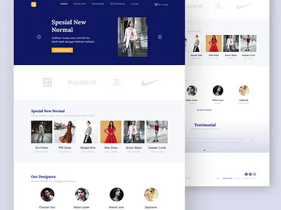 FashionKu adobe xd figma ui uiuxdesign ux webdesign