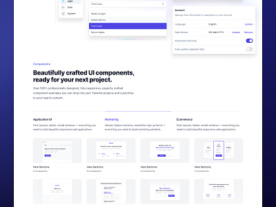 🥳 Tailwind UI refresh, plus brand new template designs. design interface tailwindcss tailwindtemplates tailwindui template design templates ui user experience user interface ux website design