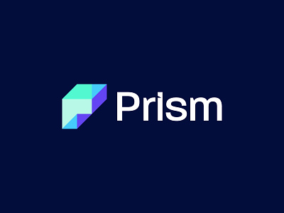 Prism Logo Design bitcoin blockchain brand branding colorful crypto design finance fintech icon logo logodesign minimal mosaic p letter pay prism smart logo venture wallet