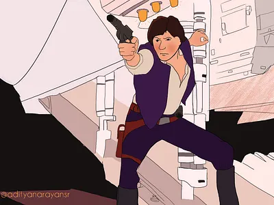 Star Wars: Episode IV – A New Hope adobe artist calendar design graphic design illustration illustrator cc poster vector wacom intuos