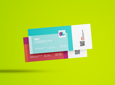 Ops Studio - Brand - TEDxLycéeSaintLouis color event event branding logo ted tedx