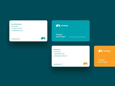 Autobuddy app branding clean creative design logo minimal ui ux