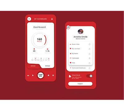 payride design ui