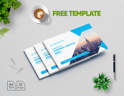 Landscape Brochure FREE TEMPLATE - Company Profile annual report brochure brochure design business proposal company profile design free brochure free company profile free landscape brochure free template