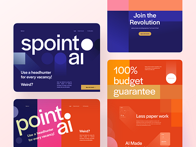 SaaS Landing Exploration 2 blue blue landing circles cyan deep blue gold green illustration landing landing page landing pages minimal navy ndro pink purple landing sandro tavartkiladze shapes tbilisi yellow