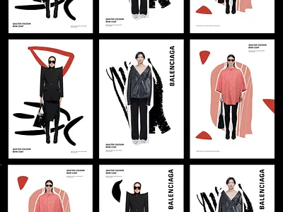 Balenciaga Concepts / Experements art artcollage brand illustration collage colors design fashion graphic graphic design illustration typogaphy vector vector illustration web illustration
