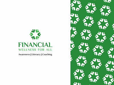 Financial Wellness for All 2020 brand identity branding charity logo clean concept dribbble finance logo financial wellness graphic design logo logodesign non profit logo raghu designer raghu sharma vector