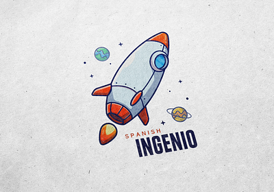 Spanish Ingenio fun illustration inspiration logodesign mockup