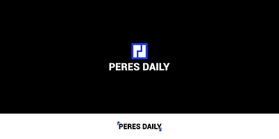 Peres Daily || News Portal Logo || PD Creative Logo mark brand brand design brand identity branding branding design design logo logo design logo mark logotype minimal pd logo