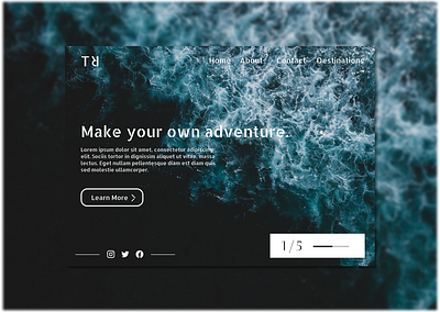 Travel landing page design figmadesign landingpage landingpagedesign ui uidesign uiux uiuxdesigner ux uxdesign web web designer webdesign website website design