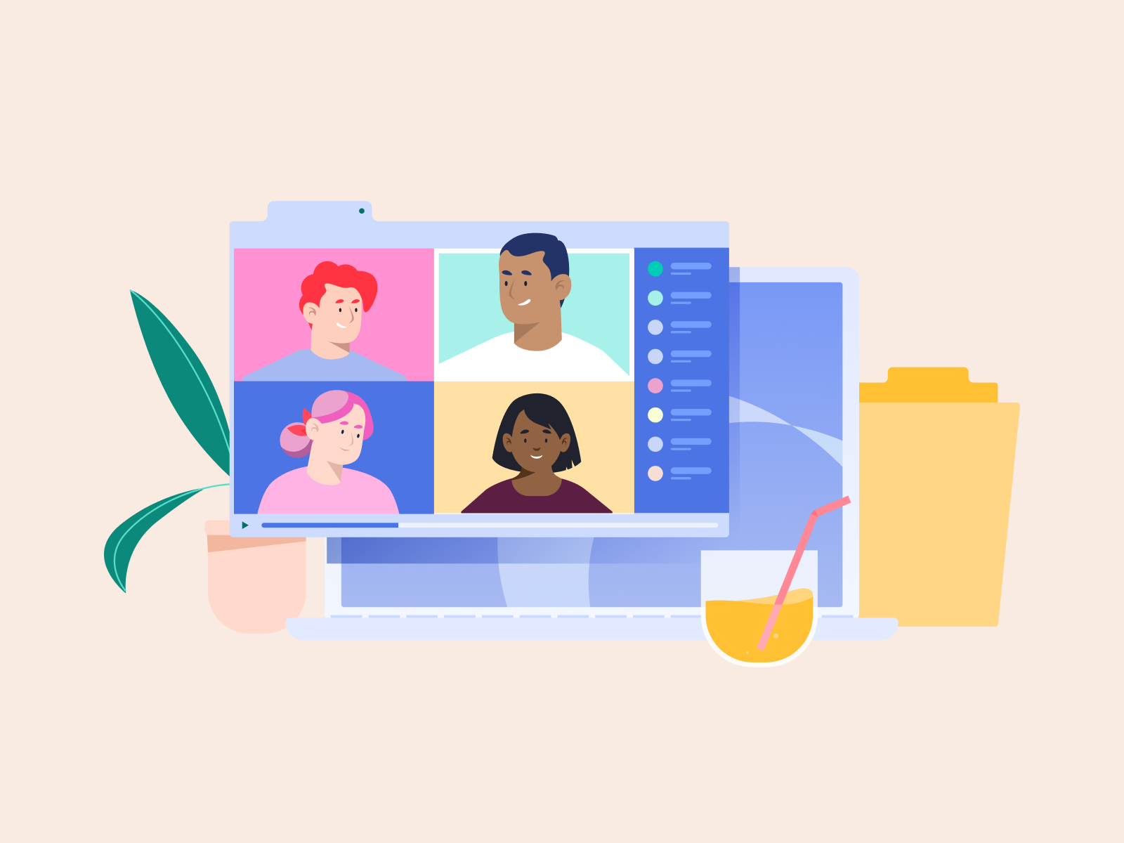 Daily Meeting By Gloria Shugleva On Dribbble Daily Meeting By Gloria Shugleva On Dribbble